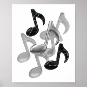 Poster Arte Gráfica Abstrata Prata Dinâmica Design Gráfic