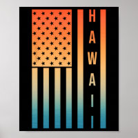 Arte Havaiana Fofa Para Homens Mulheres Surfando H