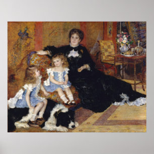 Poster Arte Impressionista Vintage Renoir Crianças com Ca