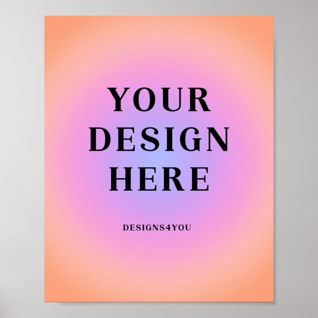 Poster Arte Impresso Vertical 8 x 10 (Frente)