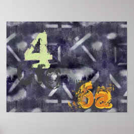 Poster Arte Industrial Abstrata