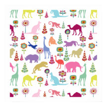 Arte Infantil PixDezines Animais Selvagens