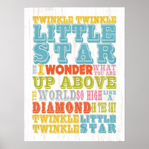 Poster Arte Inspiradora - Rima Infantil