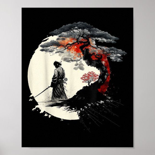 Poster Arte Japonesa Aikido Árvore Da Paz Da Guerra (Frente)