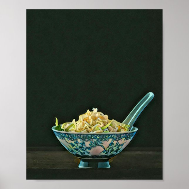 Poster Arte Japonesa Para Amantes De Comida (Frente)