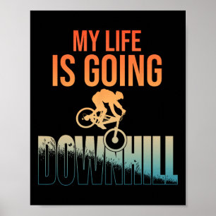 Poster Arte Legal de Bicicleta de Montanha para Homens e