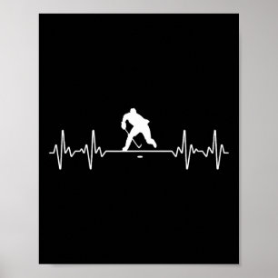 Poster Arte Legal de Hockey no Gelo Para Homens Mulheres