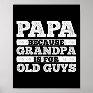 Poster Arte legal Do Avô Para Homens Avô Papai Pai F