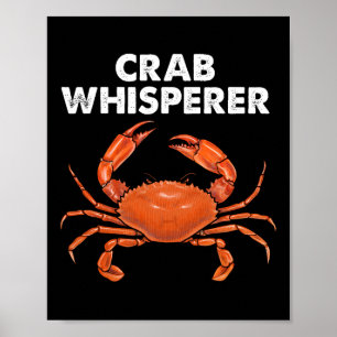 Poster Arte Legal do Falador de Caranguejo para Homens Mu