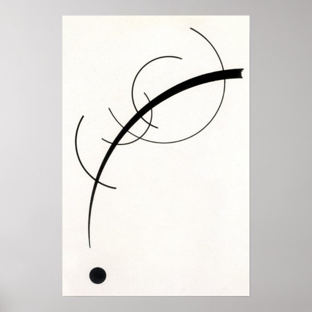 Poster Arte linear minimalista (Frente)