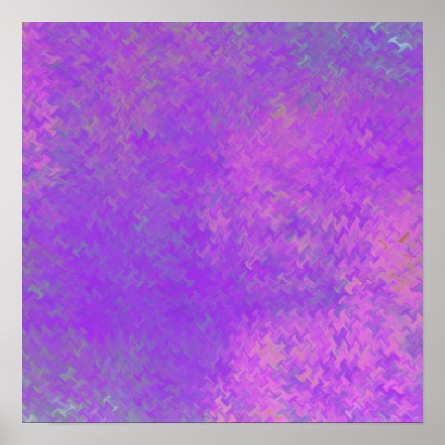 Poster Arte Marcada Violeta Brilhante (Frente)