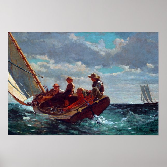 Poster Arte Marinha Náutica Vintage (Frente)