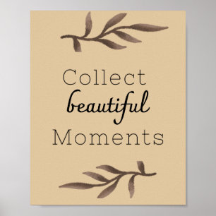Poster Arte Minimalista para Parede - Colete Momentos Lin