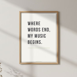 Poster Arte Minimalista para Parede. Decoração de Quarto 