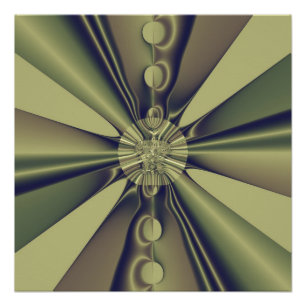 Pôster Arte Moderna Abstrata Geométrica Terrosa