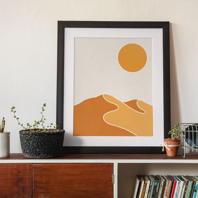 Poster arte moderna boho impressa na parede (boho modern wall art Print)