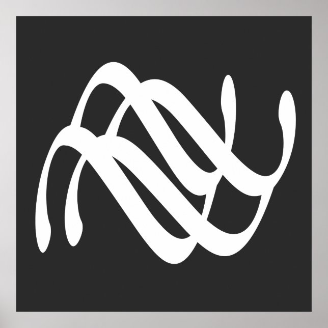 Poster arte moderna da abstrato (Frente)