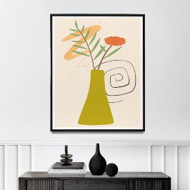 Poster Arte Moderna de Muro do Século médio, Estilo Boêmi