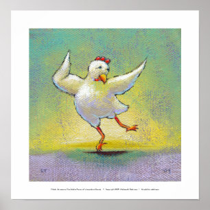 Poster Arte moderna do divertimento da dança