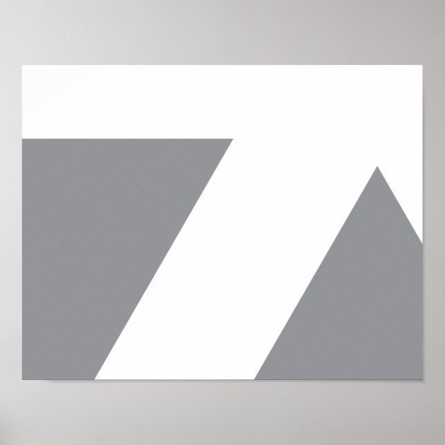 Poster Arte moderna, ousada, simples, moderna, geométrica (Frente)