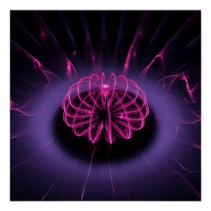 Pôster arte moderna Rodopio Violeta