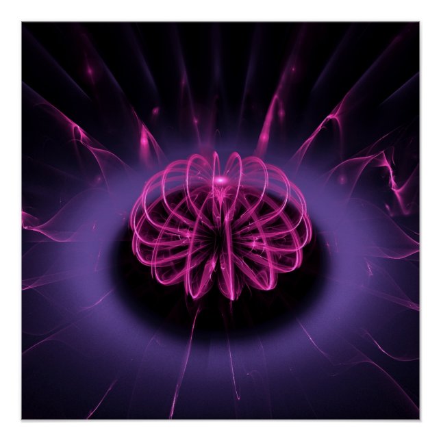 Pôster arte moderna Rodopio Violeta (Frente)
