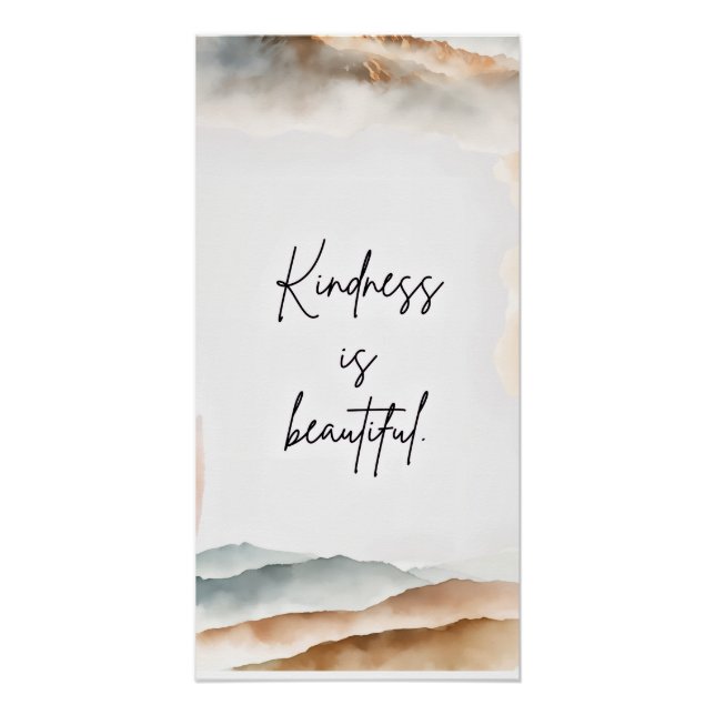 Pôster Arte Motivacional Boho  (Frente)