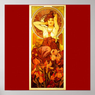 Pôster Arte-Mucha Poster-Clássica 13