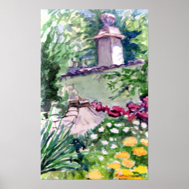 PÔSTER ARTE NA CANVAS POR H DAVIDSOHN BEAUITFUL LANDSCAPE (Frente)