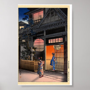 Poster Arte noturna do Kasamatsu