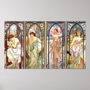 Pôster Arte Nouveau Windows