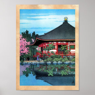 Pôster Arte oriental legal do templo de Daigo Denpo do