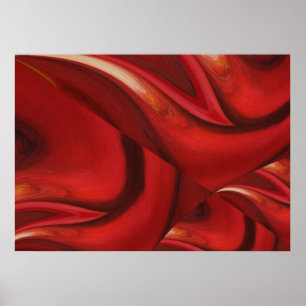 Pôster Arte Original em Tela de Pintura Abstrata Cartazes