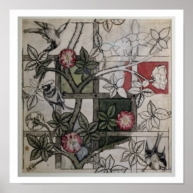 Pôster Arte original para design de papel de parede 'Trel (Frente)