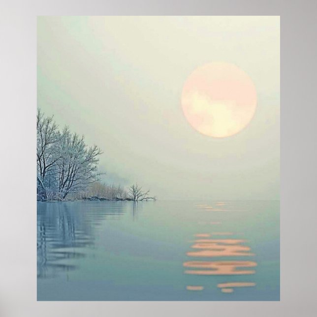 Poster Arte pacífica de inverno (Frente)