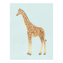 Arte para Berçário de Girafa