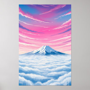 Poster Arte para parede. Acima das nuvens