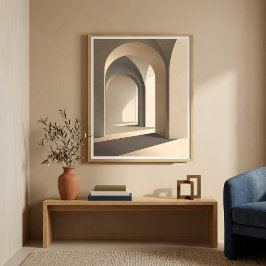 Poster Arte para Parede de Corredor de Arco para Decoraçã
