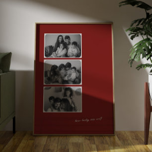 Poster Arte para Parede Quão Sortudos Somos 3 Fotos