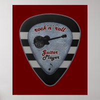 Arte/parede/decor de palhetas de guitarra
