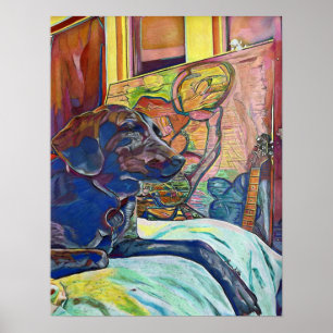 Poster Arte Personalizada do Labrador Retriever