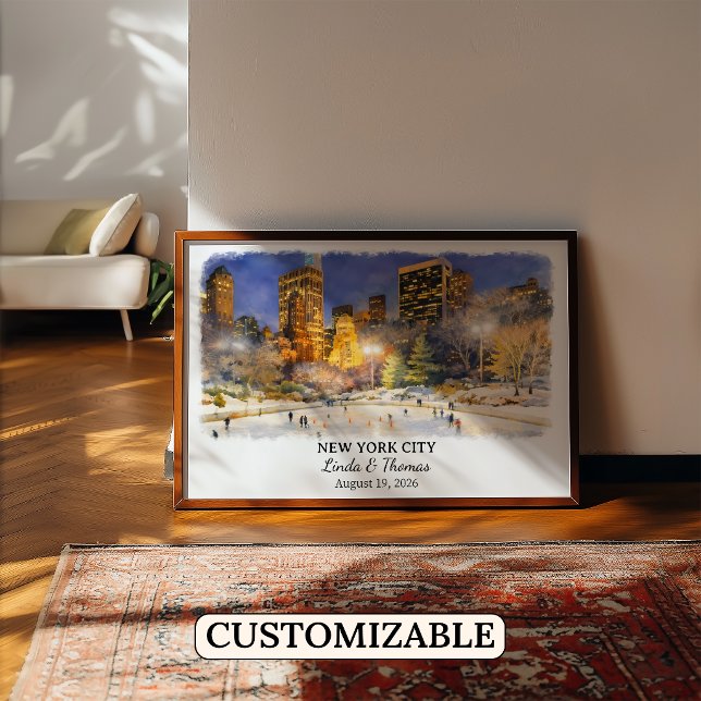 Poster Arte Personalizada para Parede da Cidade de Nova Y (Criador carregado)