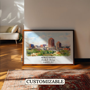 Poster Arte Personalizada para Parede de Albuquerque, Car