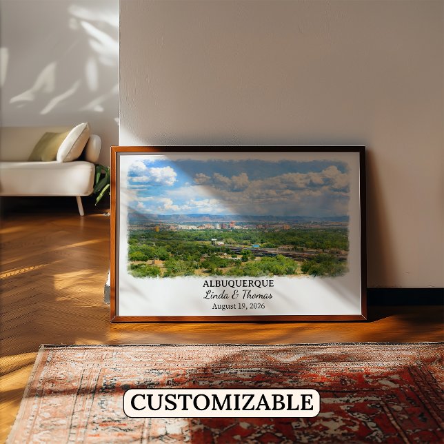 Poster Arte Personalizada para Parede de Albuquerque, Car (Criador carregado)