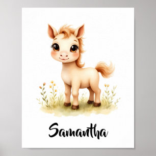 Poster Arte Personalizada para Parede de Berçário de Cava