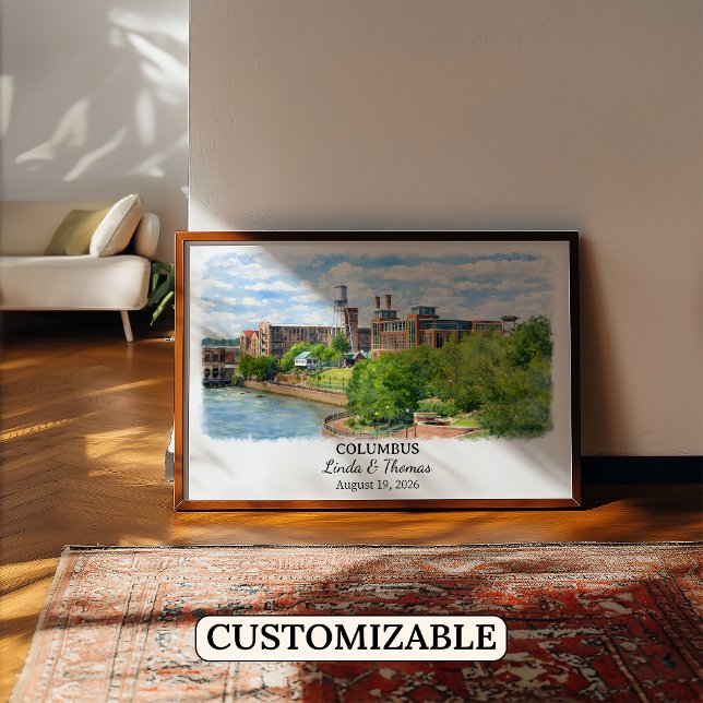 Poster Arte Personalizada para Parede de Columbus, Cartaz (Criador carregado)
