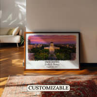 Arte Personalizada para Parede de Sacramento, Cart