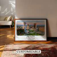 Arte Personalizada para Paredes de Fort Wayne, Car