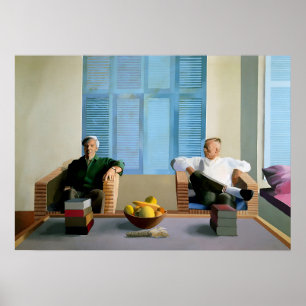 Poster arte pintura de David Hockney