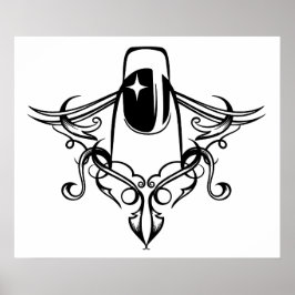 Poster Arte Polonesa de Nail é Clássica